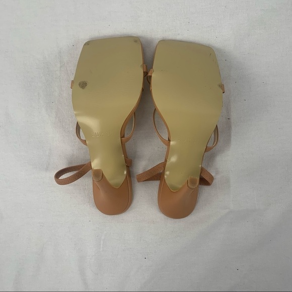 No Brand Square Toe Mule Sandal in Brown Size 7 or 38 - Picture 6 of 6